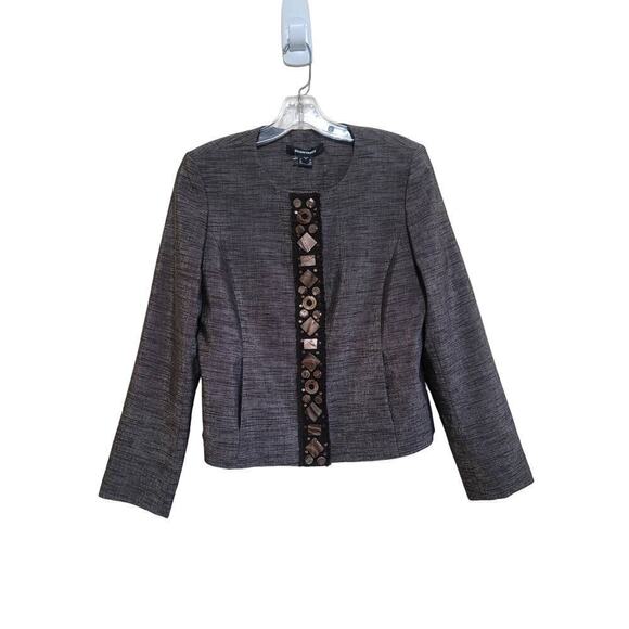 Ellen Tracy Women's Brown Jacket Sz 10Petite NWT - Picture 1 of 9